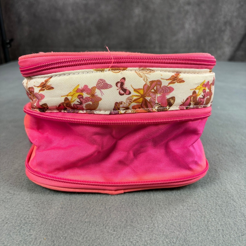Arctic Zone Butterfly Print Expandable Insulated Lunch Bag Pink Recycled Fabric - Picture 5 of 10
